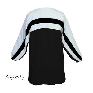 ست تونیک و شلوار زنانه مدل ابرو بادی ترکیبی شاندیز مد  کد 5861389