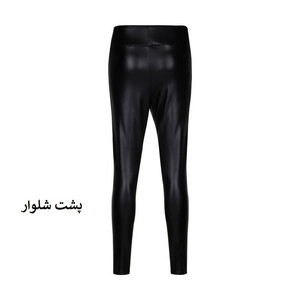 شلوار دخترانه مدل چرم کد 6107178 رنگ مشکی
