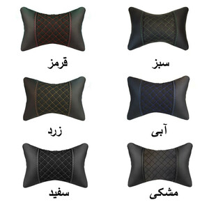پشت گردنی صندلی خودرو  چرم بسته چهار عددی  کد 6185090 (دو جفت)