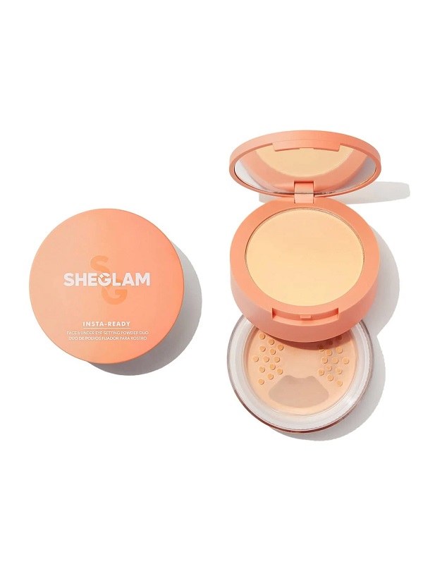 پودر فیکس صورت و زیر چشم INSTA-READY مدل TOASTED ALMOND شیگلم SHEGLAM