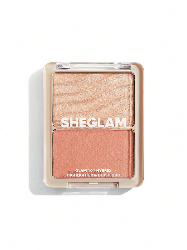 رژگونه و هایلایتر ۲ تایی GLAM 101 HYBRID رنگ ‏ ‏ST. TROPEZ شیگلم SHEGLAM