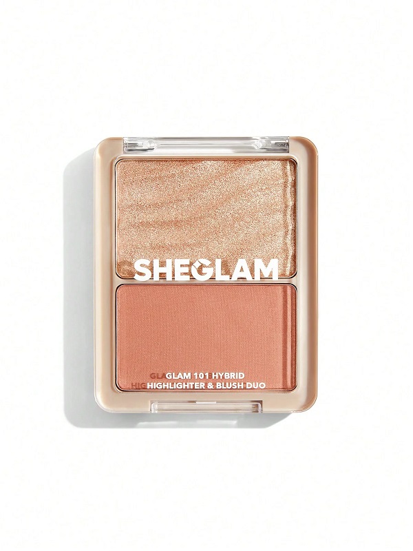 رژگونه و هایلایتر ۲ تایی GLAM 101 HYBRID رنگ ‏ ‏ SEVILLE شیگلم SHEGLAM