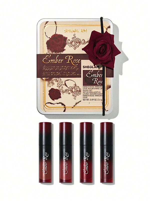 ست برق لب تقویت کننده ‏EMBER ROSE IMMORTAL LOVE شیگلم SHEGLAM