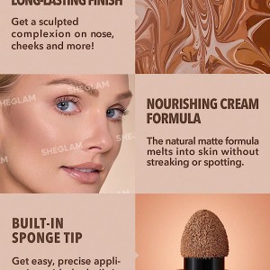 کانتور مایع SUN SCULP رنگ Hazelnut Latte شیگلم SHEGLAM