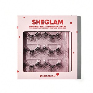 ست مژه و خط چشم Magnetizing Eyes Sexy & Segmented  شیگلم SHEGLAM