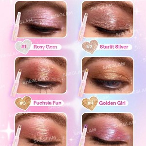 سایه چشم استیکی کرستالی ژله ای رنگ Fuchsia Fun شیگلم SHEGLAM