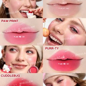 رژگونه کرمی  True Love Dewy Multi کالکشن Hello Kitty رنگ Whiskers شیگلم SHEGLAM