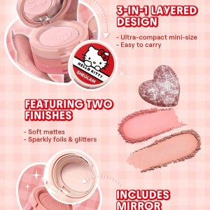 ست سایه  Darling Dear Shadow Stack کالکشن Hello Kitty رنگ Sugar Cookie شیگلم SHEGLAM