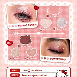 ست سایه  Darling Dear Shadow Stack کالکشن Hello Kitty رنگ Sweetheart شیگلم SHEGLAM
