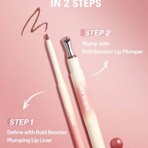 برق  لب Bold Booster Lip Plumper رنگ Blush Drizzle شیگلم SHEGLAM
