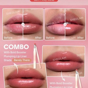 برق  لب Bold Booster Lip Plumper رنگ Blush Drizzle شیگلم SHEGLAM