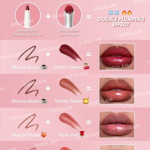 برق  لب Bold Booster Lip Plumper رنگ Strawberry Fields  شیگلم SHEGLAM