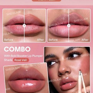 خط لب Bold Booster Plumping Lip Liner رنگ Peach Please شیگلم SHEGLAM