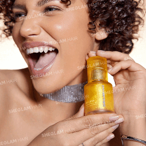 محافظت در برابر حرارت نرم کرده ظاهری براق و ابریشمی ‏24K Glow High Shine Styling Serum  سایز 10ml شیگلم SHEGLAM