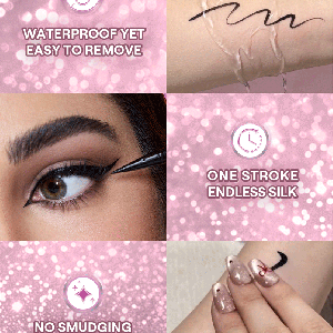 خط چشم مایع ضد آب Rosé Line & Define Waterproof Liquid Eyeliner-Black شیگلم  SHEGLAM