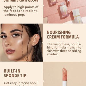 هایلایتر مایع GLOW BLOOM - VANILLA FROST شیگلم SHEGLAM
