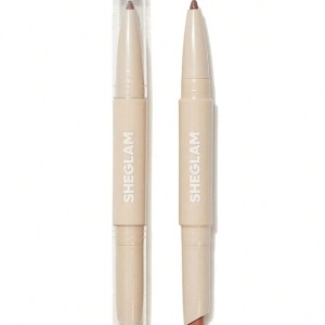 رژ لب و لاینر GLAM 101 LIPSTICK & LINER DUO-WARM NUTMEG شیگلم SHEGLAM