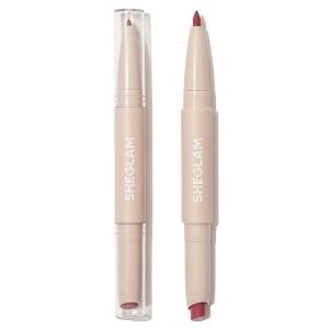 رژ لب و لاینر GLAM 101 LIPSTICK & LINER DUO-CHERRY FUDGE  شیگلم SHEGLAM