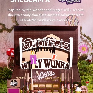 برق لب WILLY WONKA COCOA KISS LIP DUO -HOT FUDGE شیگلم SHEGLAM