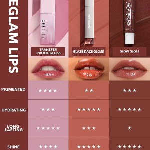 براق کننده لب GLAZE DAZE LIP GLOSS -GRAPE JUICE شیگلم SHEGLAM