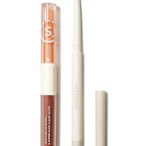 SOFT 90'S GLAM LIP LINER AND LIP DUO SET-HAUTE COCOA LIP SET  شیگلم SHEGLAM