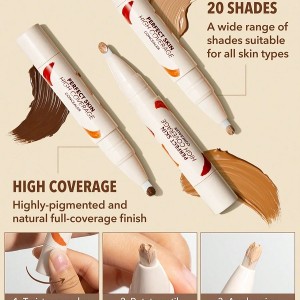 کانسیلر  PERFECT SKIN HIGH COVERAGE CONCEALER -HAZELNUT شیگلم SHEGLAM