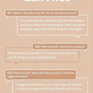 پنکک کرم پودری (پودر  پایه)  SKIN-FOCUS فول کاور - رنگ HAZELNUT شیگلم SHEGLAM
