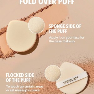 پنکک کرم پودری (پودر  پایه)  SKIN-FOCUS فول کاور - رنگ COCOA شیگلم SHEGLAM