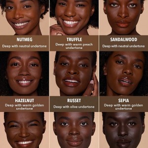 پنکک کرم پودری (پودر  پایه)  SKIN-FOCUS فول کاور - رنگ COCOA شیگلم SHEGLAM