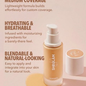 کرم پودر آبرسان SKINFINITE HYDRATING رنگ RUSSET  شیگلم SHEGLAM