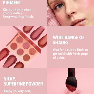 پالت رژگونه FLORAL FLUSH چند رنگ شیگلم SHEGLAM