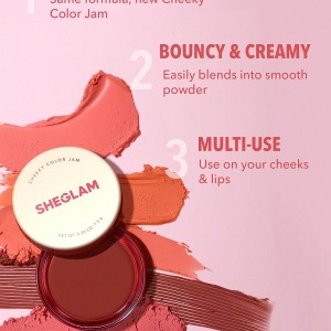 رژگونه CHEEKY COLOR JAM رنگ ROSE MEADOW شیگلم SHEGLAM