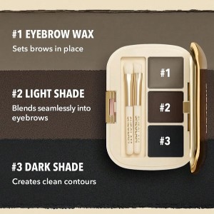پالت ابروی Expert  رنگ 102 ASH BROWN شیگلم SHEGLAM