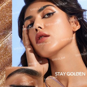 سایه‌چشم تک‌ رنگ JELLY WOW رنگ STAY GOLDEN شیگلم SHEGLAM