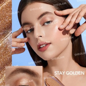 سایه‌چشم تک‌ رنگ JELLY WOW رنگ STAY GOLDEN شیگلم SHEGLAM