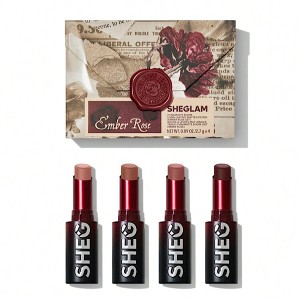 ست رژ لب مات با دوام  DYNAMATTE BOOM (EMBER ROSE SET) شیگلم SHEGLAM