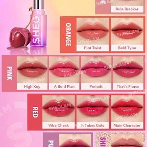 رژ لب براق MIRROR KISS رنگ HIGH KEY شیگلم SHEGLAM