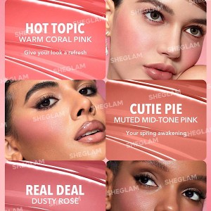 رژ گونه مایع مات  COLOR BLOOM رنگ ‏ ‏HOT TOPIC شیگلم SHEGLAM