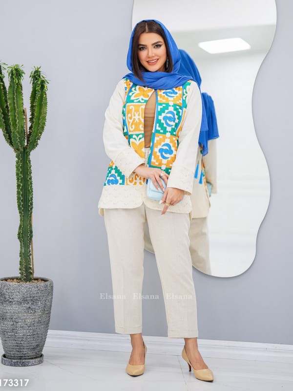 کت مدل سروشا کرم آجری