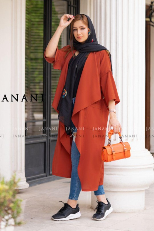 مانتو زاماک دار آجری
