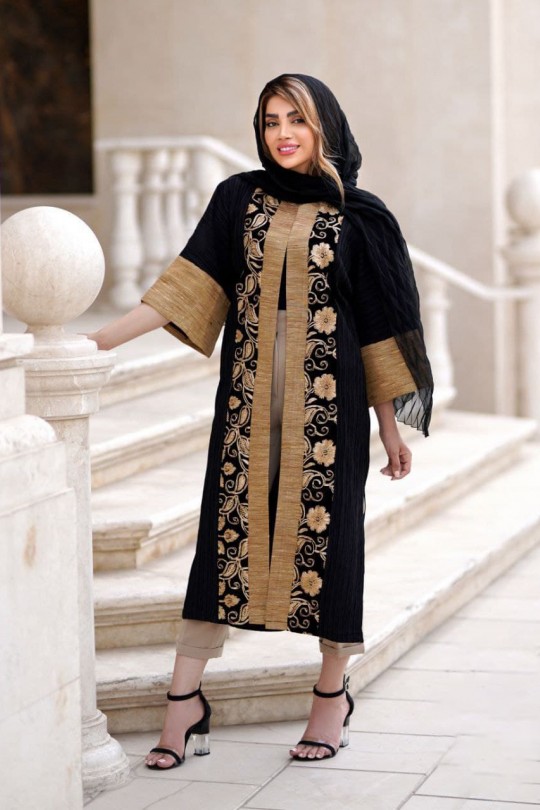 مانتو مدل سلینا مشکی