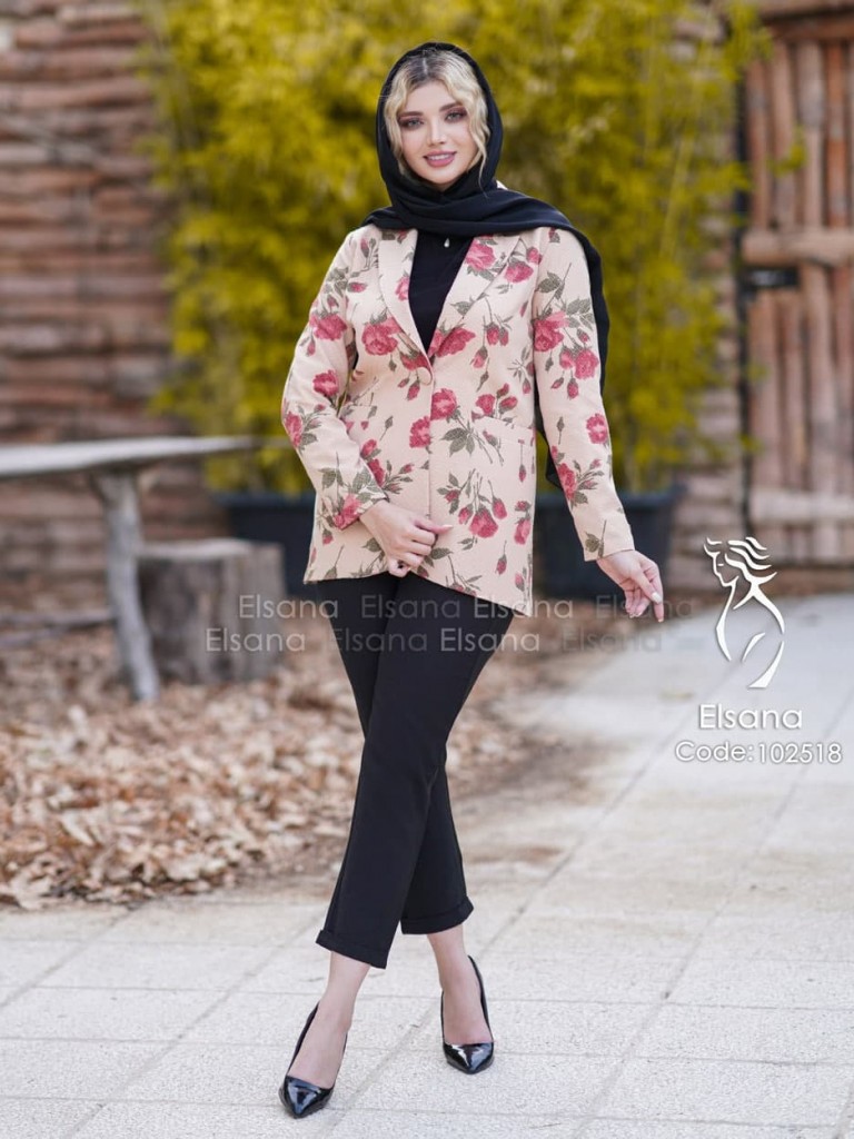 مانتو کتی مدل گلدیس گلبهی