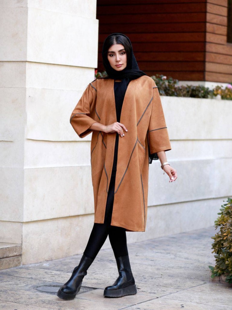 مانتو پاییزه سوئیت عسلی