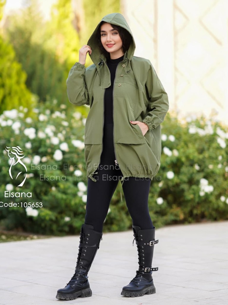 بارانی مدل نوژان زیتونی