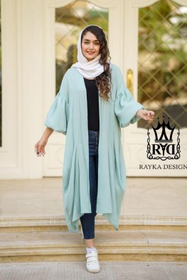مانتو عبایی کد 3835519