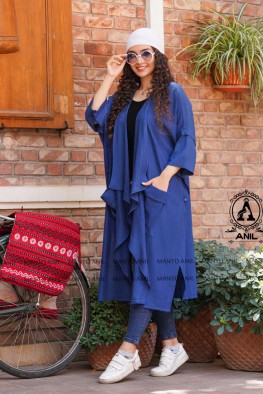 مانتو مدل پشت زاماک کد 3841074