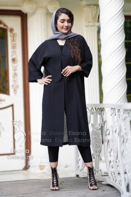 مانتو مدل نوژین مشکی