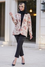 مانتو کتی مدل گلدیس کرم