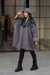 پانچو پاییزه مدل ریچل کد 3926461