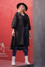 بارانی مدل آلین مشکی